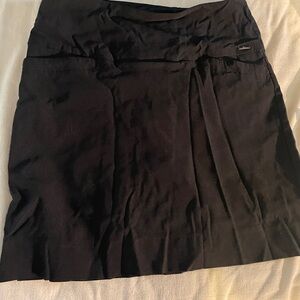 Elegant Black Women's Mini Skort